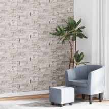 Maisonchic - Papier peint 3D, Papier peint pour salon & chambre aspect de pierre crème ODE2671 design in