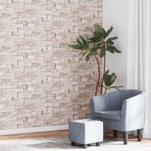 Maisonchic - Papier peint 3D, Papier peint pour salon & chambre aspect de pierre gris et beige ODE5751 design in