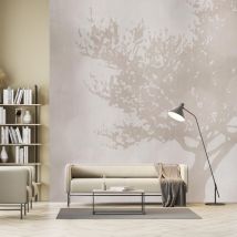 Hxadeco - Papier peint a l ombre d un arbre