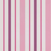 Papier peint à rayures rose et violet | Papier peint à rayures pour salon et chambre fille | Papier peint rose et violet pour chambre d'enfant & bébé