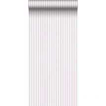 Sanders&sanders - papier peint à rayures violet et blanc
