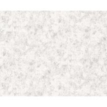 Edem - Papier peint aspect crépi 807DN47 papier peint intissé gaufré à chaud légèrement texturé à l'aspect crépi mat gris gris-pierre 10,65 m2