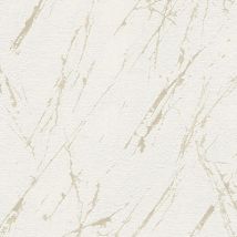 Profhome - Papier peint aspect pierre carrelage 393363 papier peint intissé texturé à l'aspect marbre brillant blanc blanc-crème ivoire or nacré 5,33