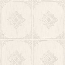 Profhome - Papier peint baroque 961992 papier peint textile texturé au style baroque mat beige gris 5,33 m2