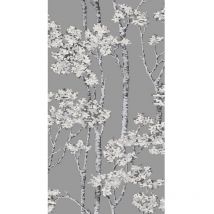Roommates - Papier Peint rouleau auto-adhésif - Arbre Bouleau Gris