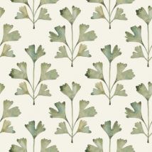 Roommates - Papier Peint rouleau auto-adhésif - Feuilles de Ginkgo - Amande, Fougère