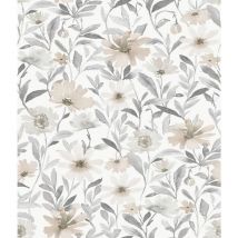 Roommates - Papier peint rouleau auto-adhésif - Marché des Fleurs - Neutre