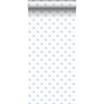 Sanders&sanders - papier peint baleines bleu et blanc