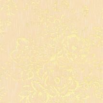 Profhome - Papel pintado barroco 306573 papel pintado textil texturado de estilo barroco brillante oro blanco-crema 5,33 m2