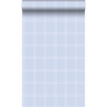 Origin - papier peint à carreaux bleu clair Wallcoverings