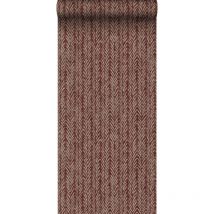 Sanders&sanders - papier peint chevrons rouge bordeaux