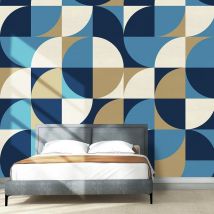 Papier peint, circulaire chambre