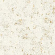 Papier peint couloir et chambre | Papier peint moderne beige et doré pour salon | Tapisserie chambre adulte blance et dorée - 10,05 x 0,53 m