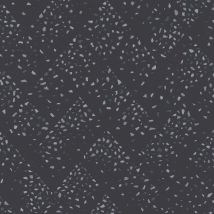 Profhome - Empapelado de lujo exclusivo 373945 papel pintado no tejido ligeramente texturado salpicado brillante negro oro gris 5,33 m2