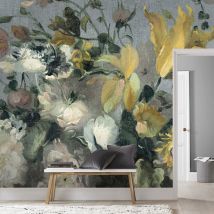 Art For The Home - Papier peint panoramique Pintemps fleuri 372 x 280cm Multicolore