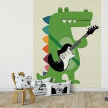 Papier peint dino rock