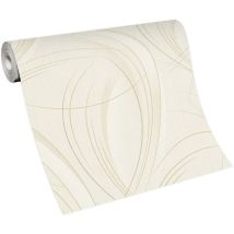 Papier peint effet béton beige foncé chambre Tapisserie beige foncé effet béton cuisine & salle de bain Papier peint intissé salon
