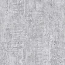 Papier peint effet béton & bois gris clair Tapisserie industrielle intissée grise Papier peint pour salon moderne imitation béton