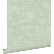 Estahome - papier peint effet béton vert clair