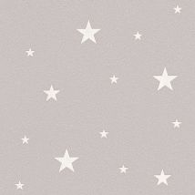 Papier peint enfant phosphorescent | Papier peint gris chambre enfant étoile phosphorescent | Tapisserie chambre bébé motif étoile - 10,05 x 0,53 m