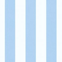 Profhome - Papier peint enfants 381485 papier peint intissé légèrement texturé avec un dessin infantile mat bleu blanc 5,33 m2