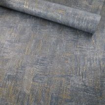 Décoweb - Papier peint Topchic Scratched Look Gris métallisé Noordwand