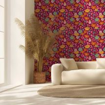 Papier peint fleuri