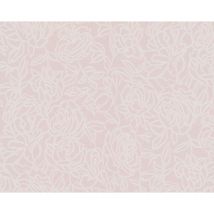 Papier peint floral Edem 9040-24 papier peint gaufré à chaud avec dos intissé gaufré avec des ornements floraux brillant rose 10,65 m2