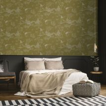 Papier peint intissé Gaia Japon 1005 x 52cm Ocre