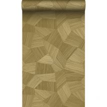 Estahome - papier peint graphique 3D or - Origin Wallcoverings