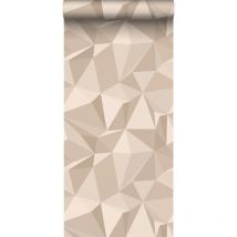 Sanders&sanders - papier peint graphique 3D beige