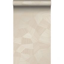 Origin Wallcoverings - papier peint graphique 3D blanc cassé