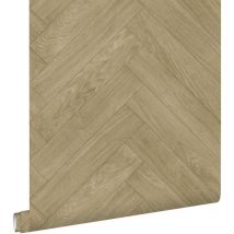 Estahome - papier peint imitation bois cervine