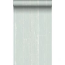 Origin - papier peint imitation bois vert menthe clair Wallcoverings