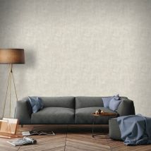 Superfresco Easy - Papier peint intissé Effet tissu Zara 1005 x 52cm Beige