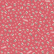 Papier peint rouge chambre ado original Tapisserie motif mode couturier célèbre blanche & rouge Papier peint fashion chambre fille