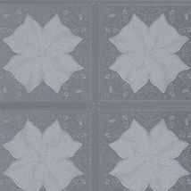 Papier peint intissé argenté baroque Tapisserie grise argentée design pour chambre fille Papier peint élégant à motif pour salon