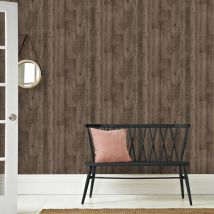 Superfresco Easy - Papier peint intissé Bois Deluxe 1005 x 52cm Marron