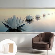 Fototapete Vliestapete Mit Kleber - Modern Wohnzimmer - Wanddekoration - Einfach Anzubringen Ruhiger Ausblick 250x104 Cm