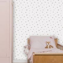 Little Dutch - Papier peint intissé Fairy Blossom 1005 x 52cm Blanc, rose