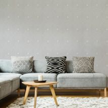 Boutique - Papier peint intissé Géo Lune Quartz 1005 x 52cm Gris