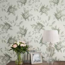 Laura Ashley - Papier peint intissé Lilas Portland Fern 1005 x 52cm Vert