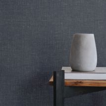 Papier peint intissé Lin Shimmer 1005 x 52cm Bleu