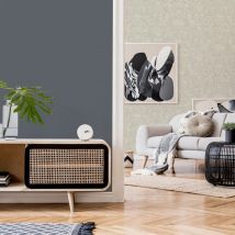 Looks By Wolfgang Joop - Papier peint Intissé looks Damassé Majestueux 1005 x 52cm Beige