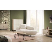 Looks By Wolfgang Joop - Papier peint Intissé looks Feuilles tropicales 1005 x 52cm Naturel