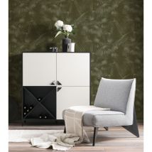 Looks By Wolfgang Joop - Papier peint Intissé looks Palmiers Vintage 1005 x 52cm Vert