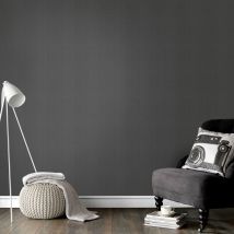 Superfresco Easy - Papier peint intissé Textile 1000 x 53cm Gris foncé