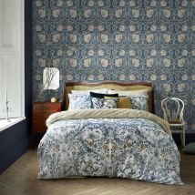 William Morris At Home - Papier peint intissé William Morris Pimpernel Blue 1005 x 52cm Bleu