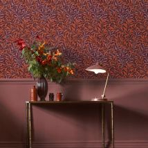 William Morris At Home - Papier peint intissé William Morris Willow Bough Plum 1005 x 52cm Violet