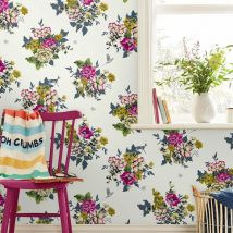 Papier peint intissé Joules floral Cream 1005 x 52cm Multicolore